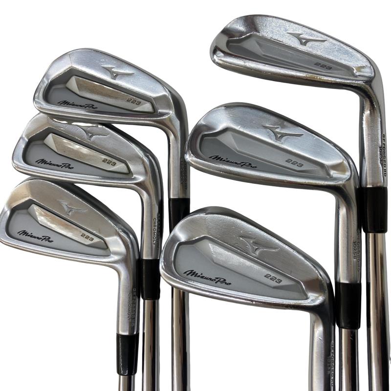 【中古】 ミズノ Mizuno Pro 223 6S アイアンセット IR 純正特注シャフト (フレックスS) メンズ 男性用 右利き 右用 Cランク ゴルフクラブ