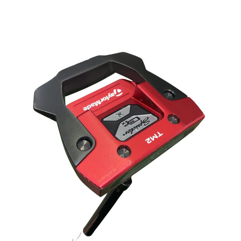 【中古】 テーラーメイド Spider GTx TRUSS RED TM2 34インチ パター PT スチール (フレックスその他) メンズ 男性用 右利き 右用 Cランク ゴルフクラブ
