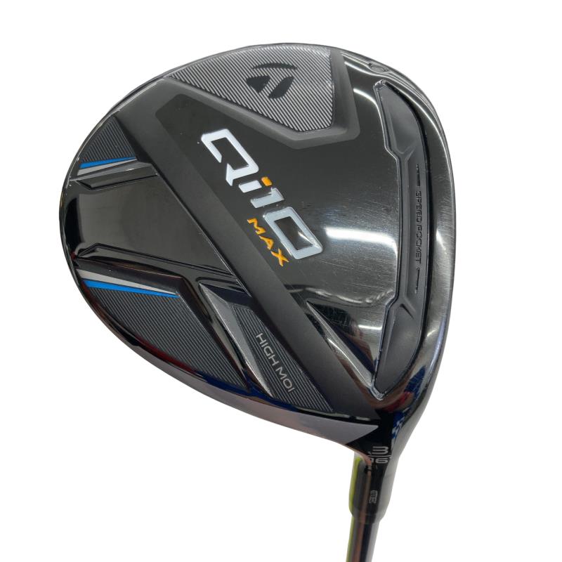 【中古】 テーラーメイド Qi10 MAX 3W フェアウェイウッド FW Diamana BLUE TM50(Qi10 FW) (フレックスSR) メンズ 男性用 右利き 右用 Cランク ゴルフクラブ