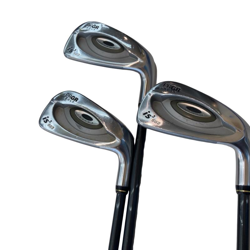 【中古】 プロギア is3 502 6S アイアンセット IR INSPEC (フレックスS) メンズ 男性用 右利き 右用 Cランク ゴルフクラブ
