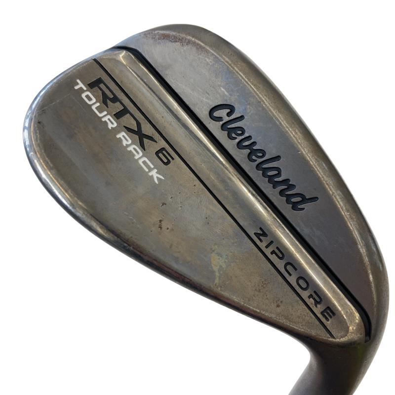 【中古】 クリーブランド Cleveland RTX-6 ZIPCORE ツアーラック(ノーメッキ) 50°/10° MID ウェッジ WG 純正特注シャフト (フレックスS) メンズ 男性用 右利き 右用 Cランク ゴルフクラブ