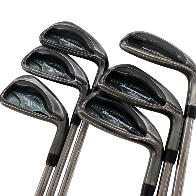 【中古】 キャロウェイ STEELHEAD XR PRO 6S アイアンセット IR Dynamic Gold (フレックスS) メンズ 男性用 右利き 右用 Cランク ゴルフクラブ