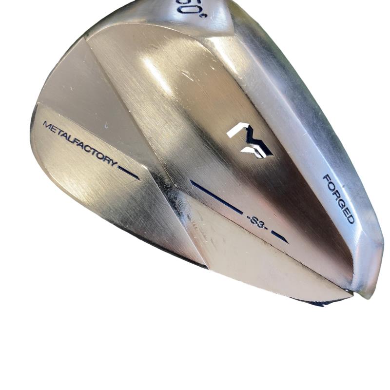 【中古】 朝日ゴルフ METAL FACTORY S3 50° ウェッジ WG リシャフト (フレックスその他) メンズ 男性用 右利き 右用 Cランク ゴルフクラブ