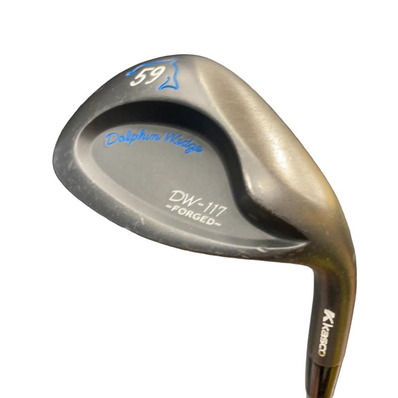 【中古】 キャスコ Dolphin wedge DW-117 FORGED 59° ウェッジ WG NS PRO ZELOS 7 (フレックスR) メンズ 男性用 右利き 右用 Cランク ゴルフクラブ