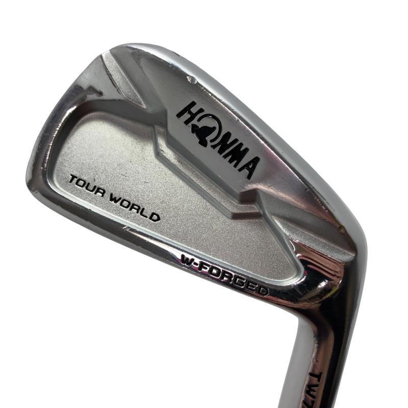 【中古】 本間ゴルフ TOUR WORLD TW737V 6S アイアンセット IR 純正特注シャフト (フレックスS) メンズ 男性用 右利き 右用 Cランク ゴルフクラブ