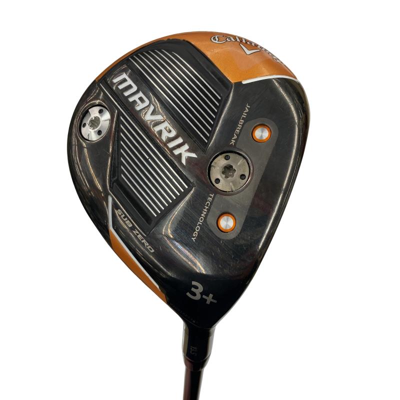 【中古】 キャロウェイ MAVRIK SUBZERO 3W+ フェアウェイウッド FW リシャフト (フレックスその他) メンズ 男性用 右利き 右用 Cランク ゴルフクラブ