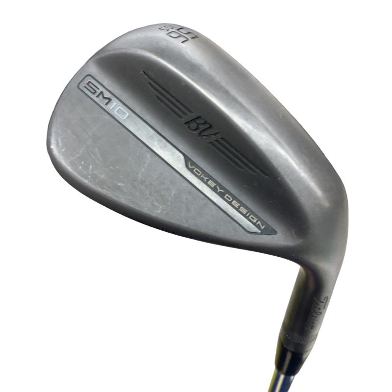 TITLEIST - 【中古】 タイトリスト VOKEY SPIN MILLED SM10 ジェットブラック 56°/10°S ウェッジ WG Dynamic Gold (フレックスS) メンズ 男性用 右利き 右用 Cランク ゴルフクラブ