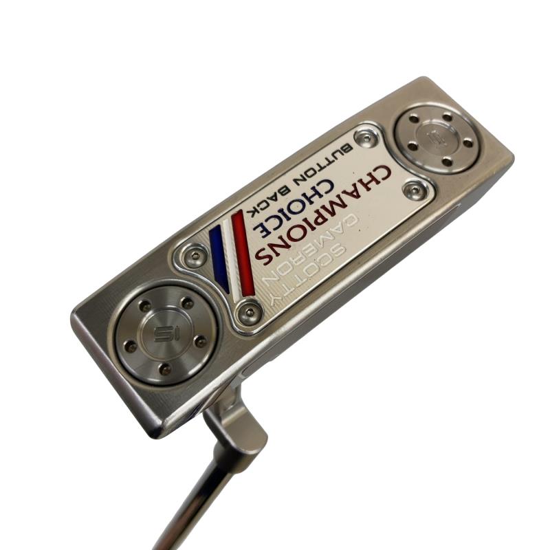 【中古】 タイトリスト SCOTTY CAMERON CHAMPIONS CHOICE BUTTON BACK NEWPORT 2 PLUS(2023) 34インチ ..