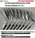 grindworks PR-202 Forged CNC Iron 6I(#5-PW)+The Barrett Wedge Collection(51°, 57...