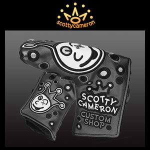 【送料無料】Scotty Cameron Head Cover-Jackpot Johnny-Charcol/Gray スコッティキャメロン カスタムショップヘッドカバー ジャックポットジョニー『チャコール/グレー』