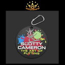 SCOTTY CAMERON Surf Painters Art Putting Disk-Black/Red with carabiner　スコッティキャメロン パッティングディスク- 7ポイント クラウン『ブラック』