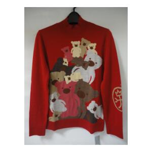 『60% OFF』CASTELBAJAC カステルバジャック ボトルネック セーター【42/Lサイズ/レッド】レディースウェア 22980-401 2
