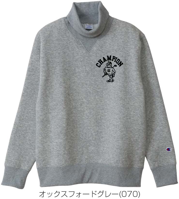 チャンピオン ゴルフ Champion テックウィーブ テリー タートルネック スウェット シャツ ウェア メンズ 2025年秋冬モデル M-XL C3-CG003 [即納]