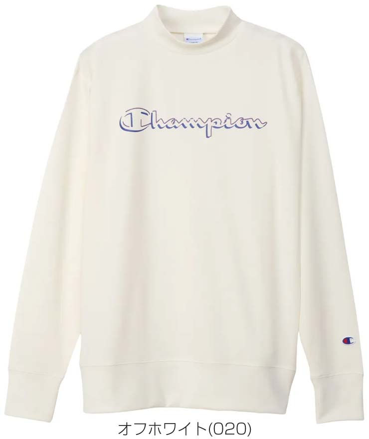 チャンピオン Champion ゴルフ モックネック 長袖シャツ ウェア メンズ 2025年秋冬モデル M-XL C3-CG402 [即納]