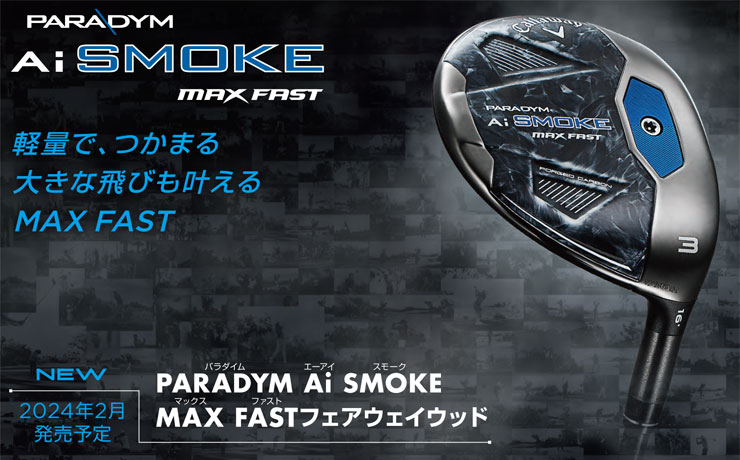 キャロウェイ　パラダイム　Ai　SMOKE　MAX　FAST　フェアウェイウッド　グラファイト　ツアーAD　SL-II　BLUE　シャフト　特注カスタムクラブ 2