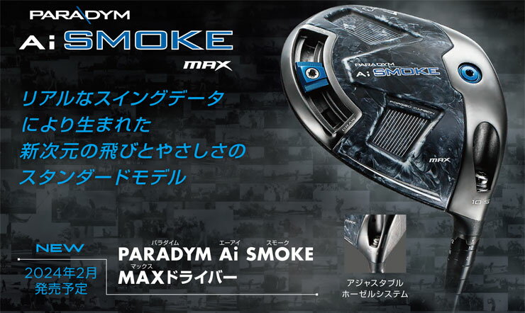 キャロウェイ　パラダイム　Ai　SMOKE　MAX　ドライバー　UST　Mamiya　DAAAS　シャフト　特注カスタムクラブ 2