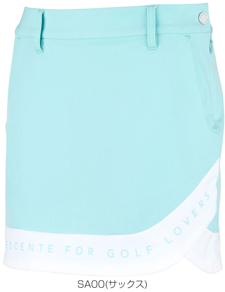 デサントゴルフ　レディース　ゴルフウェア　4WAY　メランジストレッチ　スカート　インナーパンツ付き　DGWTJE04　2022年春夏モデル　【あす楽対応】