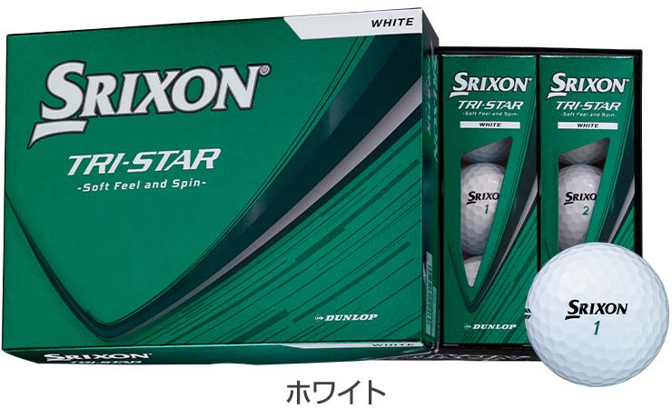 [SALE価格] 無料オウンネーム対応・3ダース価格 スリクソン TRI-STAR ゴルフボール...