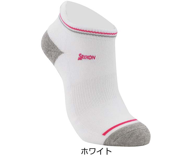 [SALE価格] ダンロップ スリクソン ハイクッション ショートソックス ゴルフウェア レディース SWO4450