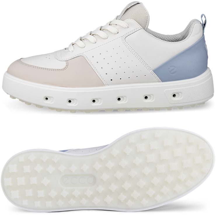 エコー ECCO STREET 720 ゴルフシューズ レディース 110703 カラー： ホワイト/グ...