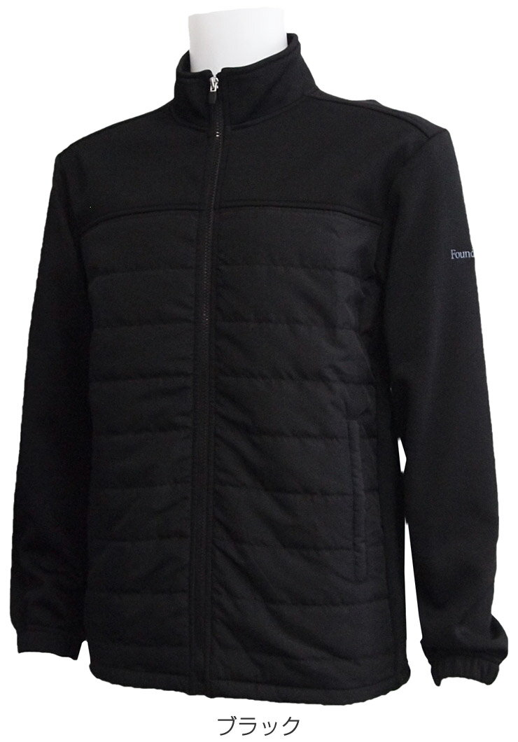 [SALE価格] ファウンダースクラブ メンズ ゴルフウエア 中綿キルト ボンディング ハイブリッド ブルゾン FC-0311W M-O