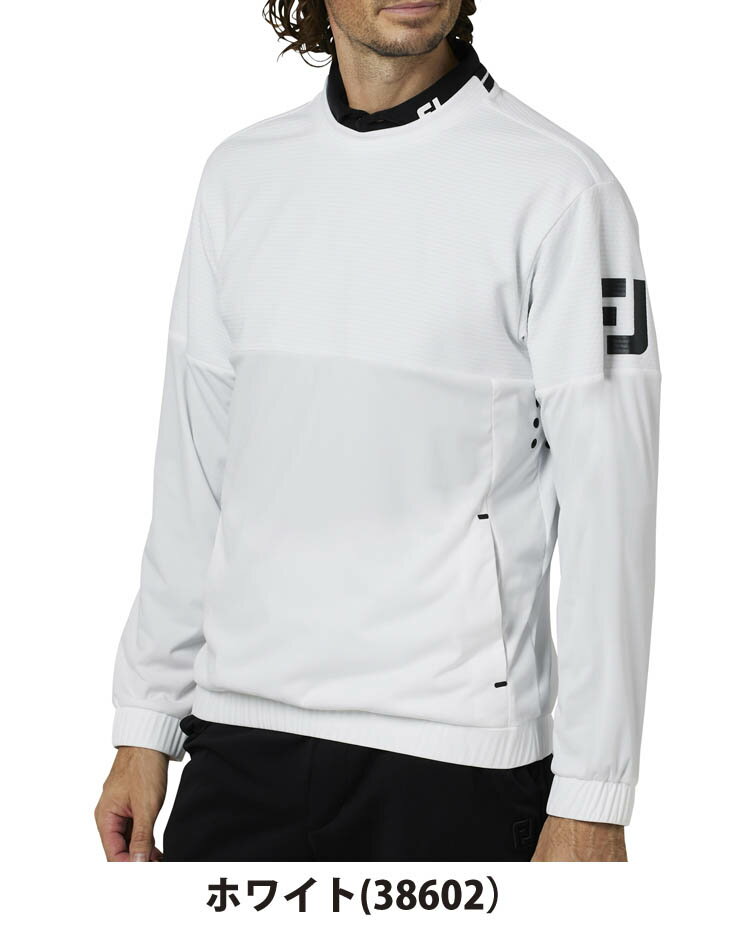 フットジョイ FOOTJOY ハイブリッド パフォーマンス クルーネック プルオーバー ゴルフウェア メンズ 2025年秋冬モデル M-XL FJ-F25-M02 [即納]