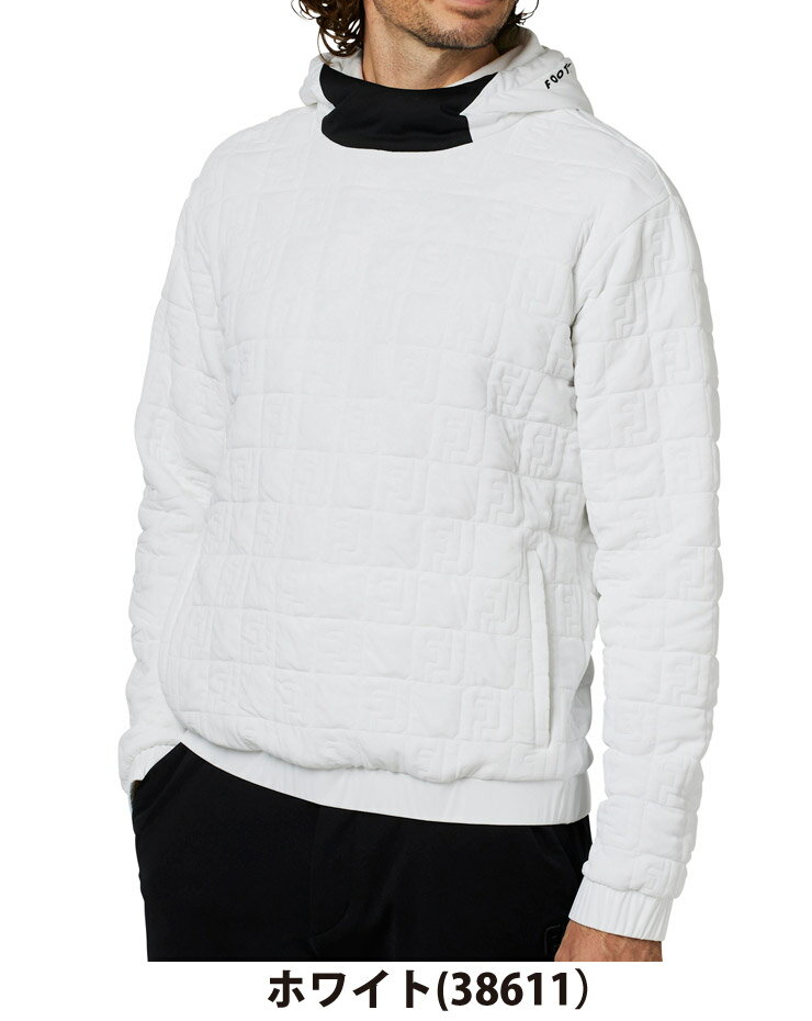 フットジョイ FOOTJOY FJロゴジャカード プルオーバー フーディー ゴルフウェア メンズ 2025年秋冬モデル M-XL FJ-F25-M04 [即納]