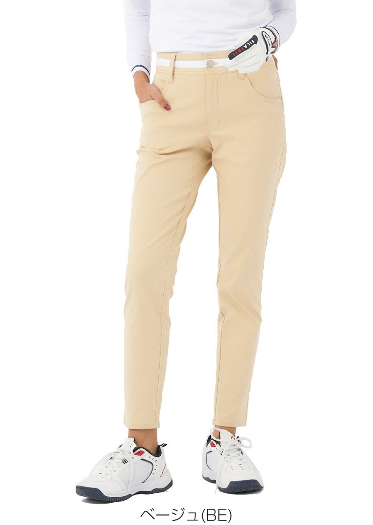 フィラゴルフ FILA GOLF レディース ゴルフウェア ストレッチ 9分丈 ロングパンツ 754-300 S-LL [即納]