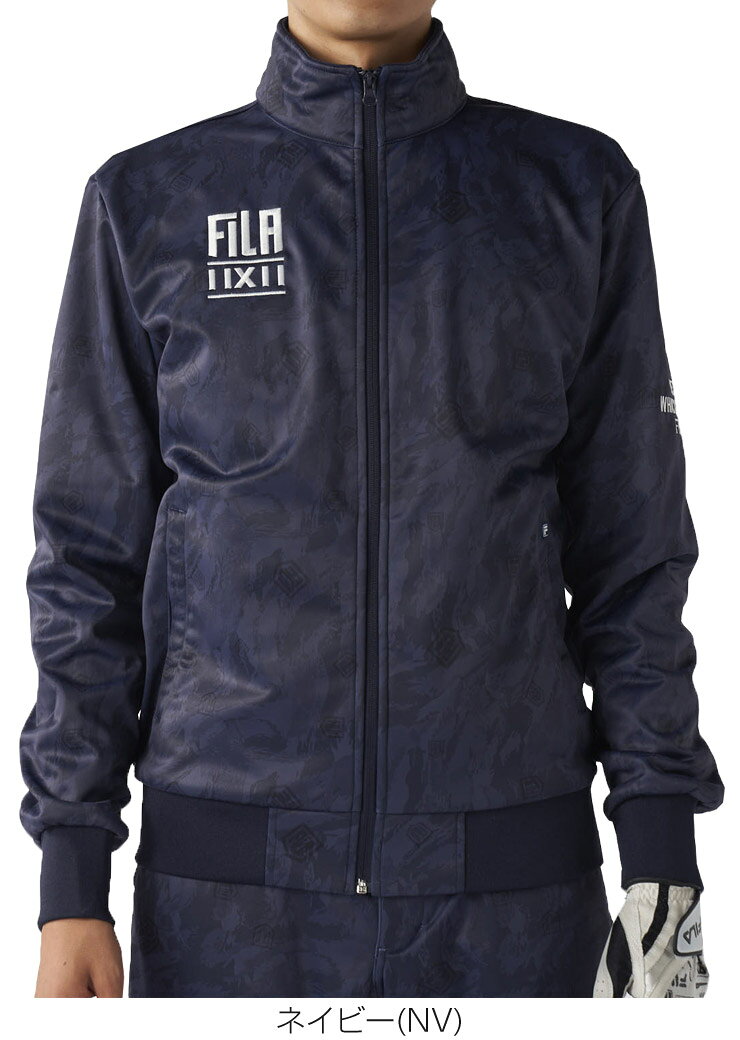 [SALE価格] フィラゴルフ FILA GOLF 総柄 ボンディング フルジップ ブルゾン ウェア メンズ 2025年秋冬モデル M-3L 785-207