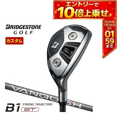 ＼エントリーでP10倍！7/19 20:00‐7/26 1:59／ 特注カスタムクラブ ブリヂストンゴルフ B1 ST HY ハイブリッド VANQUISH BS50h シャフト