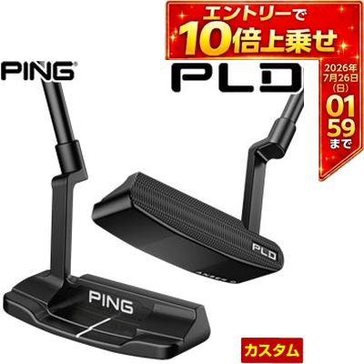 ＼エントリーでP10倍！7/19 20:00‐7/26 1:59／ ピン PLD ANSER 2 Matte Black パター 特注カスタムクラブ 2022年モデル