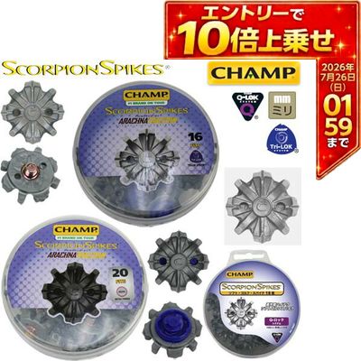 ＼エントリーでP10倍！7/19 20:00‐7/26 1:59／ チャンプ スコーピオン ゴルフシューズ用 スパイク鋲 