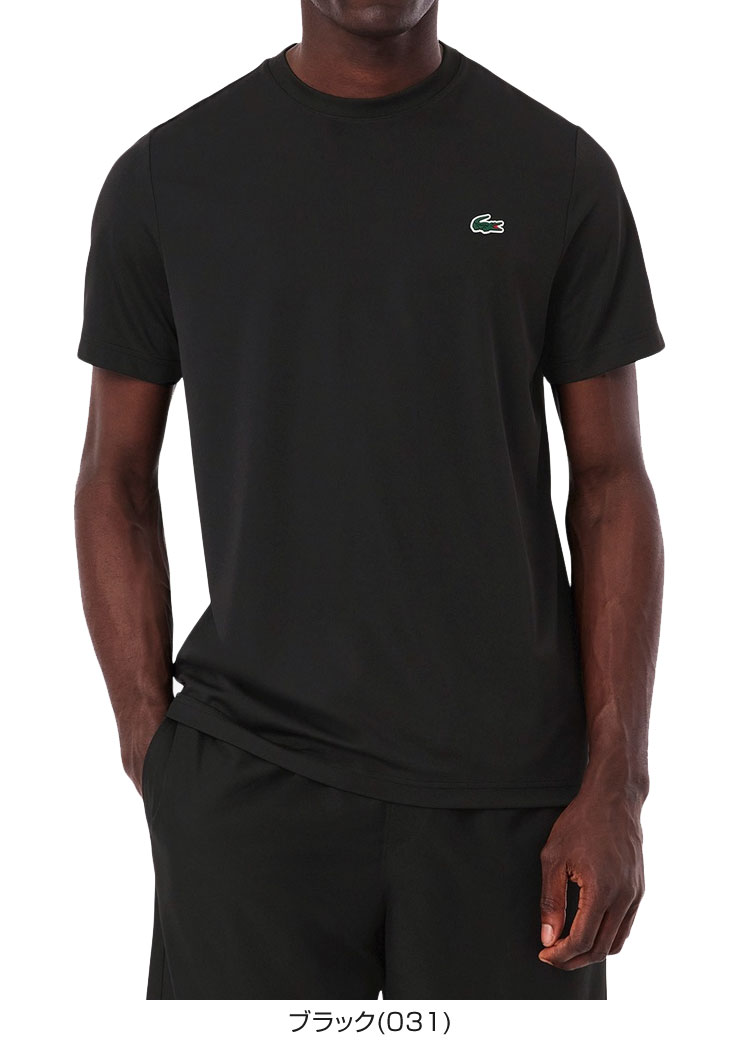 ラコステ LACOSTE ウルトラドライ ワンポイント クルーネック 半袖シャツ スポーツウェア メンズ M-XL TH8920-99 [即納]