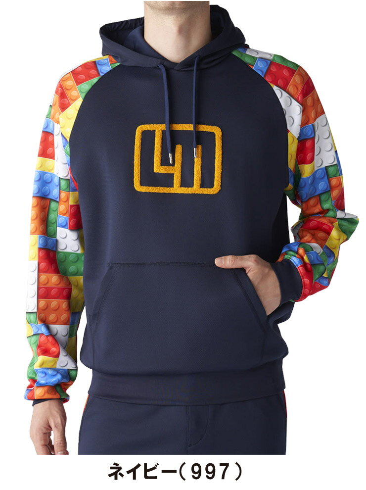 ラウドマウス ゴルフ LOUDMOUTH ダンボールニット サガラ刺繍 プルオーバー フーディ ウェア メンズ 2025年秋冬モデル M-4L 775-400 [即納]