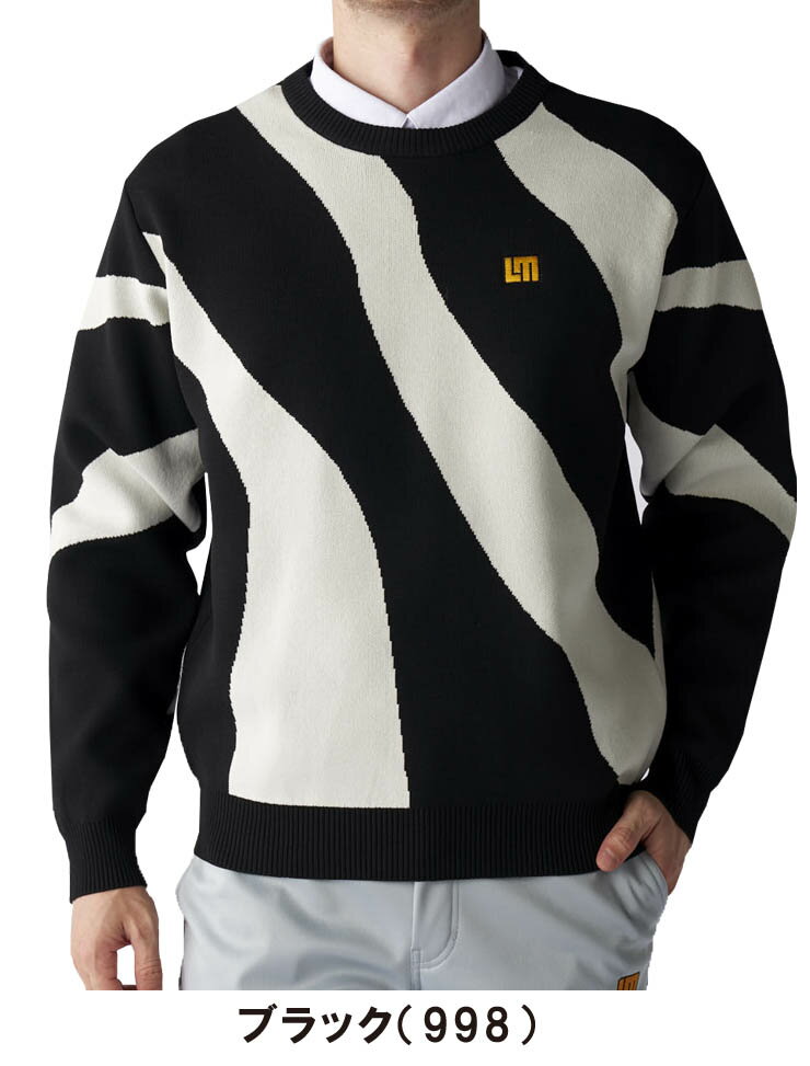 ラウドマウス ゴルフ LOUDMOUTH クルーネック 軽量 ニット ウェア メンズ 2025年秋冬モデル M-4L 775-700 [即納]