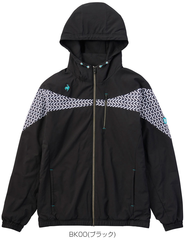 ルコックスポルティフ ゴルフ メンズ ウェア ヒートナビ ストレッチフォーサー 裏起毛 フルジップ フーディ ブルゾン QGMWJK05 M-3L [即納]