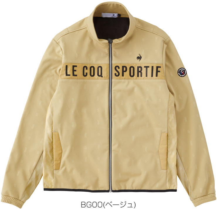 ルコックスポルティフ ゴルフ ストレッチフォーサー ボンディング フルジップ カットソー ブルゾン ウェア メンズ LG4FSW52M M-3L [即納]