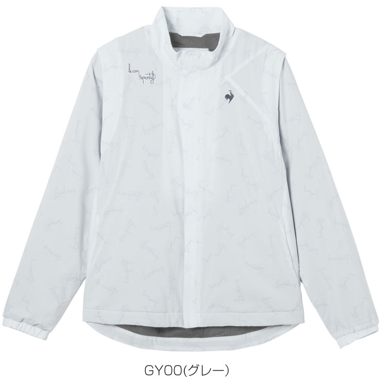 ルコックスポルティフ ゴルフ le coq sportif golf ヒートマッピング 2WAY フルジップ ジャケット ウェア メンズ 2025年秋冬モデル M-3L LG5FWB01M [即納]