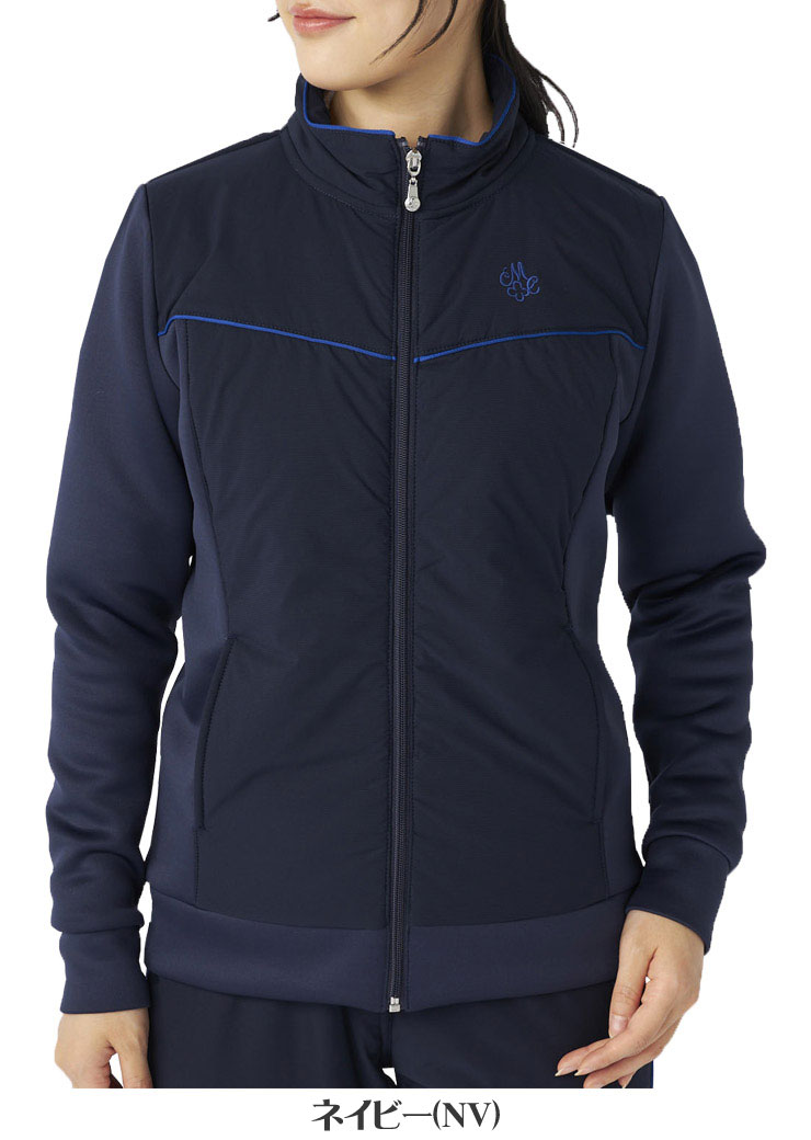 マリクレール marie claire ハイブリッド フルジップ 中綿 ブルゾン ゴルフウェア レディース 2025年秋冬モデル M-3L 735-253 [即納]