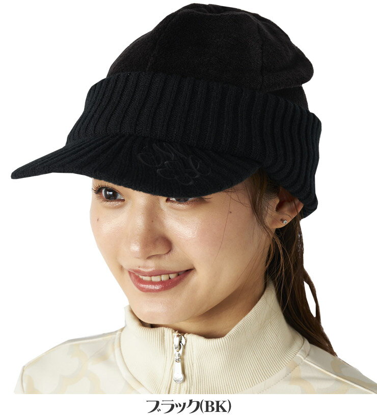 [SALE価格] マリクレール marie claire ファーニットキャップ ゴルフウェア レディース 2025年秋冬モデル 735-955