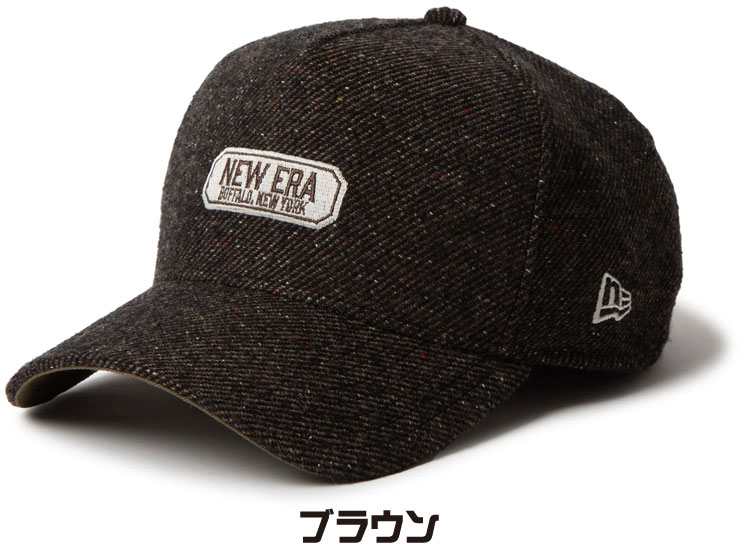 ニューエラ ゴルフ キャップ 9FORTY A-Frame ネップツイード ユニセックス