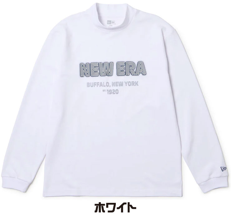 ニューエラ ゴルフ NEW ERA Neon Logo パフォーマンス ミッドネック 長袖シャツ ウェア メンズ 2025年秋冬モデル M-XXL [即納]