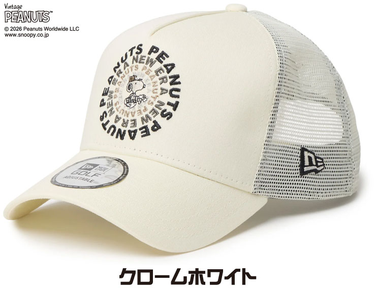 ニューエラ ゴルフ NEWERA GOLF 9FORTY A-Frame トラッカー Vintage PEANUTS ゴル...