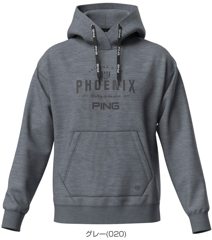 ピン PING ネイティブアパレル ドライミックス ベアインレイ プルオーバー スウェットフーディ ゴルフウェア メンズ 2025年秋冬モデル S-3L 621-5262900 [即納]