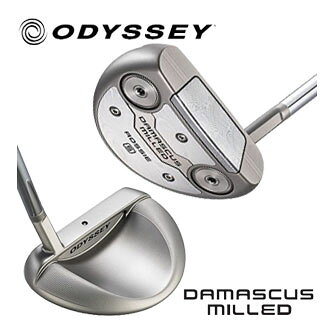 ODYSSEY - ODYSSEY オデッセイ DAMSUCUS MILLED ダマスカス ミルド ロッシー S パター STROKE LAB 90 スチールシャフト
