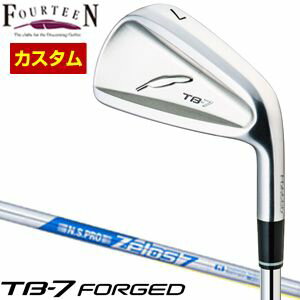 フォーティーン TB-7 Forged アイアン N.S.PRO ZEROS 7 シャフト 4本セット[＃7-P] 特注カスタムクラブ