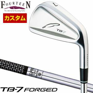フォーティーン TB-7 Forged アイアン N.S. PRO 750GH シャフト 単品[＃5、＃6、＃7、＃8、＃9、PW] 特注カスタムクラブ