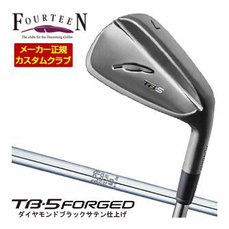 Iron - 特注カスタムクラブ フォーティーン 2025NEW TB-5 FORGED アイアン ダイヤモンドブラックサテン仕上げ N.S. PRO 1150GH TOUR シャフト 単品[＃5、＃6、＃7、＃8、＃9、PW]