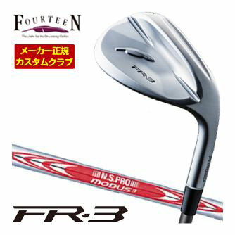 Fourteen フォーティーン FR-3 FR3 ウェッジ パールサテン仕上げ 右用 N.S.PRO NSPRO NSプロ 日本シャフト MODUS WEDGE 105 115 125 N.S.PRO NSPRO NSプロ 日本シャフト モーダス Modus Tour ウェッジ 46度 48度 50度 52度 54度 56度 58度 ギャップウェッジ サンドウェッジ ロブウェッジ ピッチングウェッジメーカー希望小売価格はメーカーカタログに基づいて掲載していますフォーティーン FR-3 ウェッジ 特注カスタムクラブ ▲標準シャフト装着時スペック（参考スペック）▲ 2026年4月17日発売開始予定となります。 長さ、バランス指定について 標準長さをご指定の場合は、メーカー規定の長さになります。 ±0.5インチの範囲で無料対応可能です。 標準バランスご希望の場合は、メーカー推奨バランスになります。 ご希望のバランス・長さをご指定の場合は、バランスをコメント欄にご記入下さい。 バランスは1ポイント刻みでの対応となります。 0.5ポイント刻みのご指定はメーカーにてお受け致しかねます。 ヘッド・シャフト重量により、お客様のご希望のスペックに添えない場合が御座います。 その際は、当方よりメールにてご連絡致します。 グリップについて