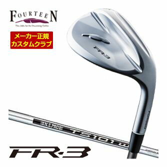 Fourteen フォーティーン FR-3 ウエッジ パールサテン仕上げ Fourteenオリジナル N.S.PRO TS-101w スチールシャフト 特注カスタムクラブ ウェッジ ゴルフクラブ
